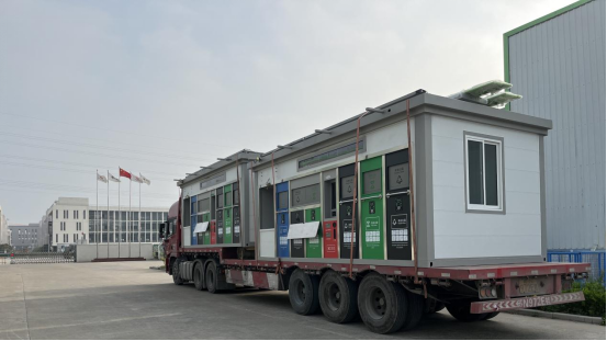 華展貓先生，智能垃圾房，垃圾分類房，垃圾投放點(diǎn)