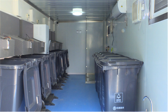 華展貓先生，智能垃圾分類房，垃圾分類收集點(diǎn)，垃圾房?jī)?nèi)部