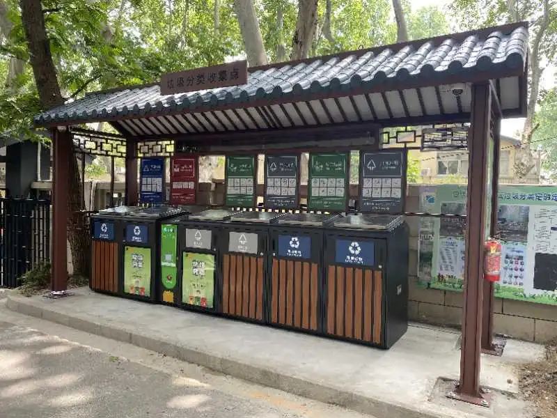 貓先生智能垃圾分類亭，定時定點垃圾收集點 ，垃圾亭生產(chǎn)廠家