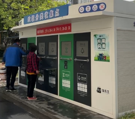 智能垃圾房,垃圾收集點(diǎn)，清潔屋,小區(qū)垃圾分類(lèi)站生產(chǎn)廠家