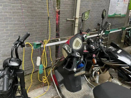 電動自行車充電樁，智能無線充電，電單車充電樁廠家