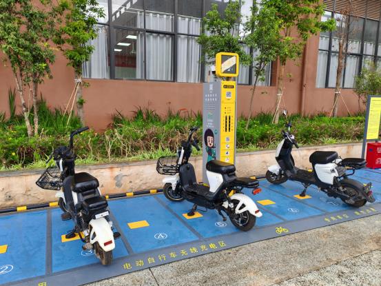 電動自行車無線充電樁，電動摩托車無線充電站，電動兩輪車智能無線充電，共享電單車智能無線充電樁